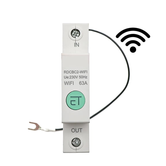 1P Rail Smart Energy Meter Power Consumption KWh Meter Circuit Breaker Time Switch Relay Voltmeter For Smart Home ,Safe and Easy