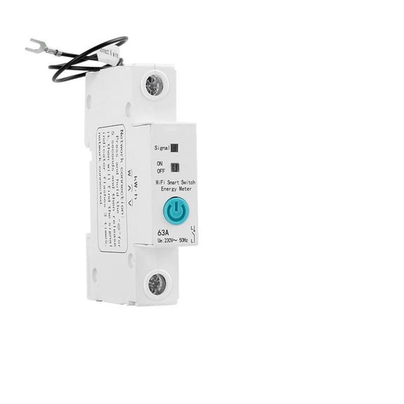 1P Single Phase MCB Switch Din Rail Circuit Breaker Smart Home Energy Meter Power Consumption KWh Meter
--------
,Long Lasting