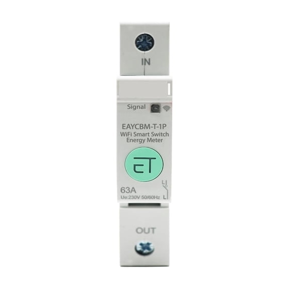 1P TUYA APP Smart Energy Power Consumption KWh Meter Circuit Breaker Time Relay Switch Leakage Voltage Protection ,Easy to Install