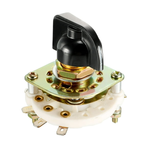 1P8T 1 Pole 8 Position 1 Deck Band Channel Rotary Switch Selector Knob