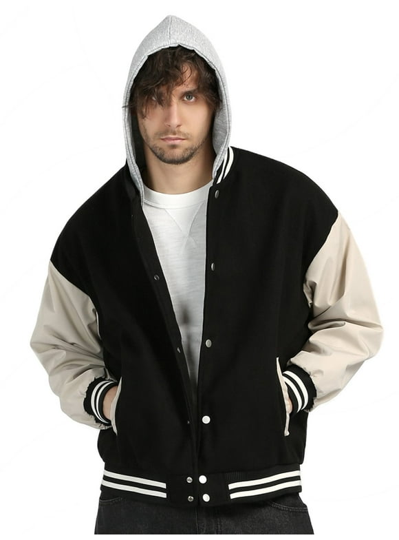 Womens Black Varsity Jacket