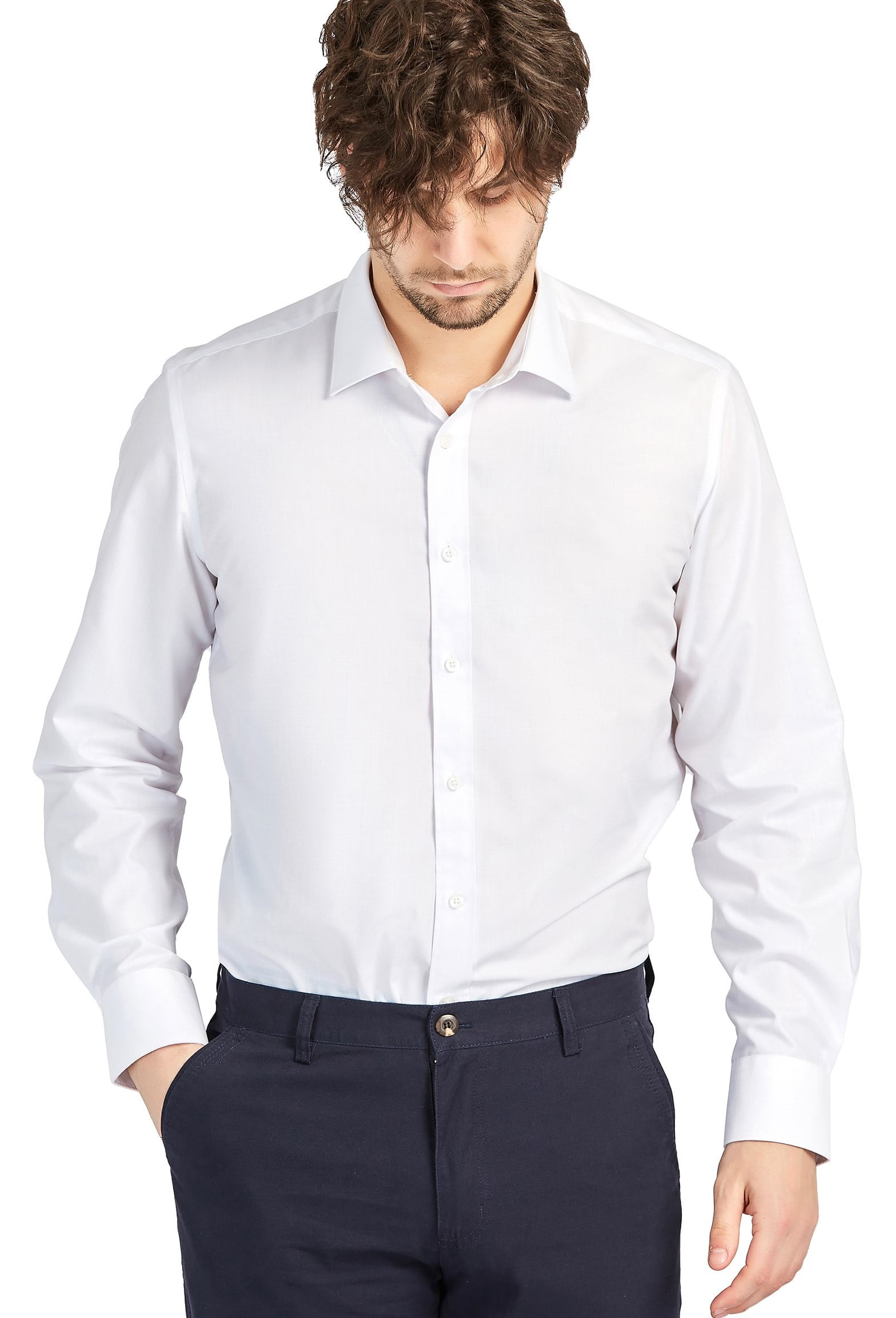 plain button up shirt