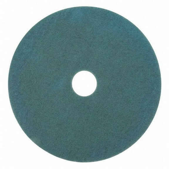 1PACK 3M 3100 Burnishing Pad, 17 In, Aqua, PK5