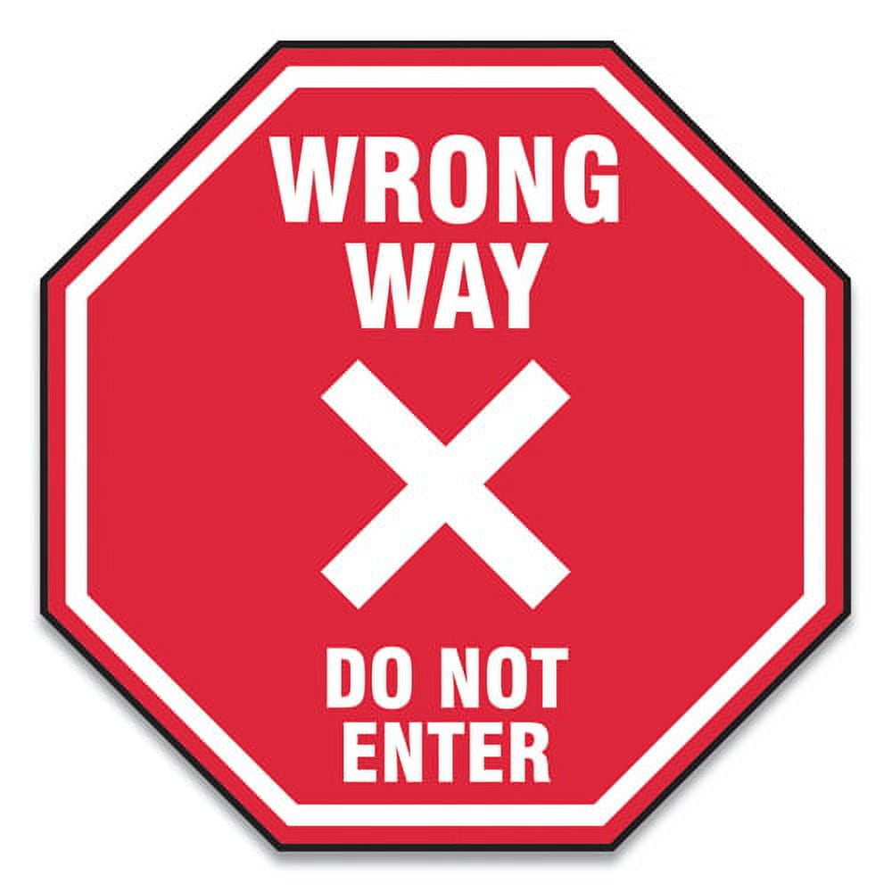 Slip-Gard Social Distance Floor Signs, 12 x 12, Slip-Gard Social Distance Floor Signs, 12 x 12,