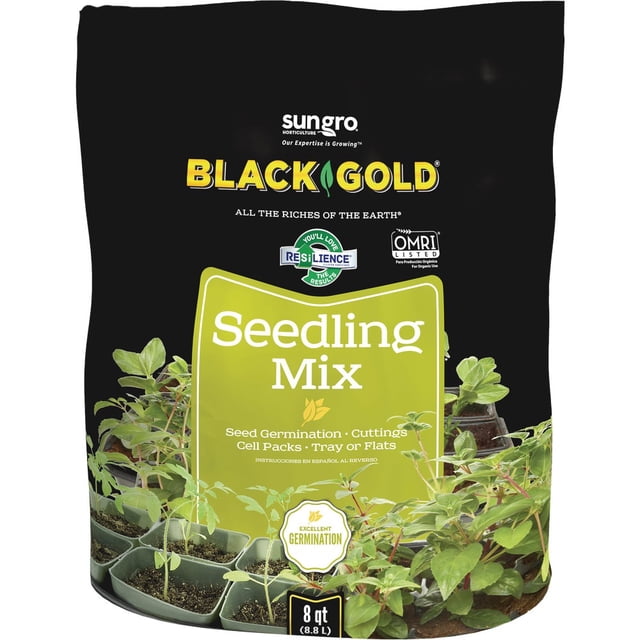 1PACK Black Gold 16 Qt. 81/3 Lb. All Purpose Container Potting Seed