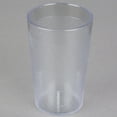 thumbnail image 1 of 1PACK Carlisle 550607 Stackable 9.5 oz. Clear SAN Plastic Tumbler - 6/Pack, 1 of 1