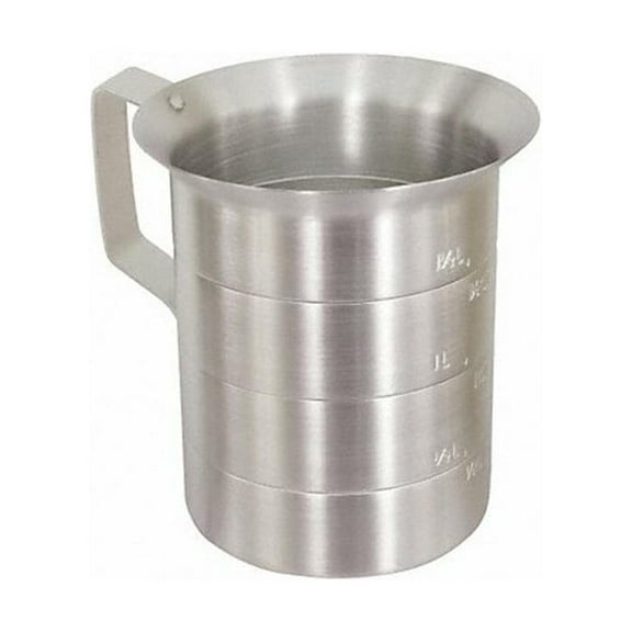 1PACK Crestware Measuring Cup,Aluminum,2 qt. Liquid MEA02 MEA02 ZO-G7450247