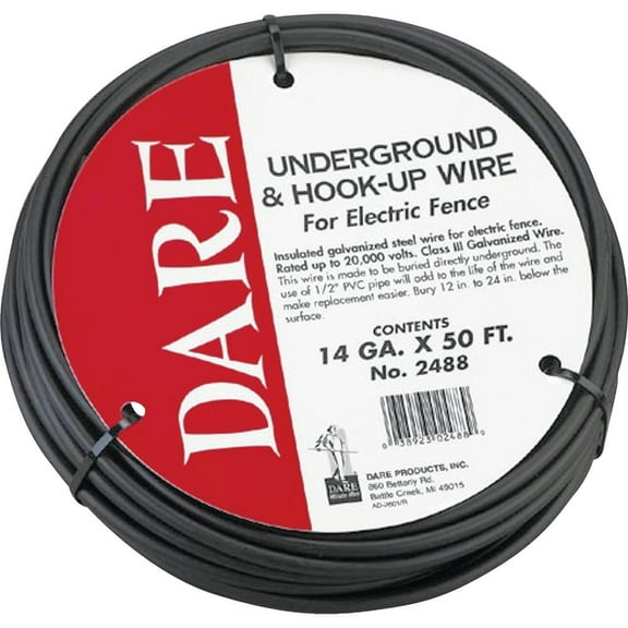 1PACK Dare 14 Ga. x 50 Ft. Underground & Hook-Up Wire