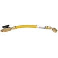 thumbnail image 1 of Dayton Ball Valve Adapter Hose ,6 In,Yellow 4PDG3, 1 of 1