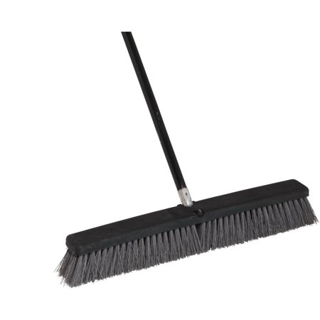 1PACK Do it Best 24 In. W. x 60 In. L. Metal Handle Heavy-Duty Synthetic Sweep Push Broom