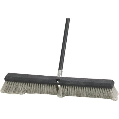 1PACK Do it Best 24 In. W. x 60 In. Metal Handle Fine Sweep Push Broom
