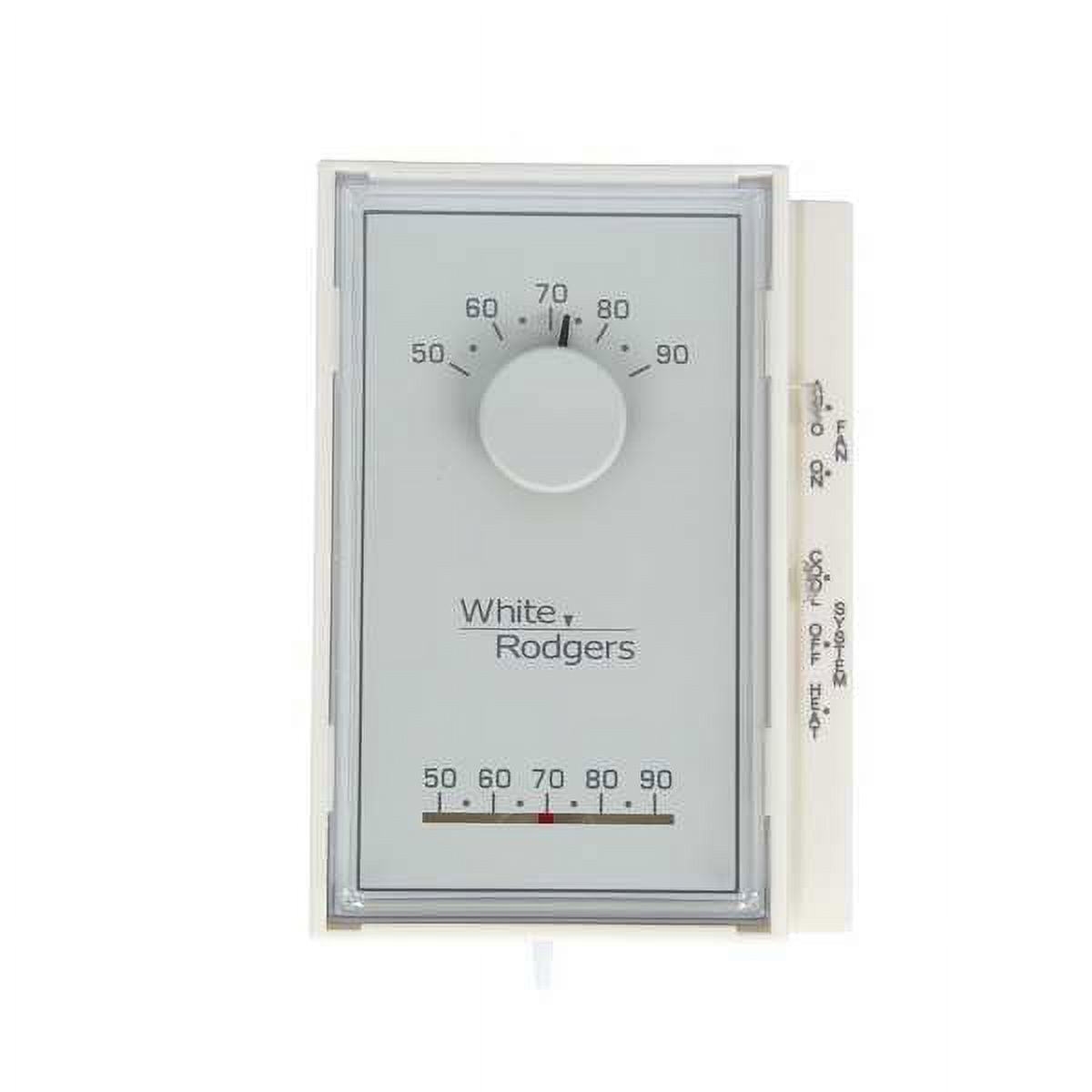 1PACK Emerson 1E56N-444 Standard Mechanical Thermostats , 1 H 1 C, Hardwired , 24VAC