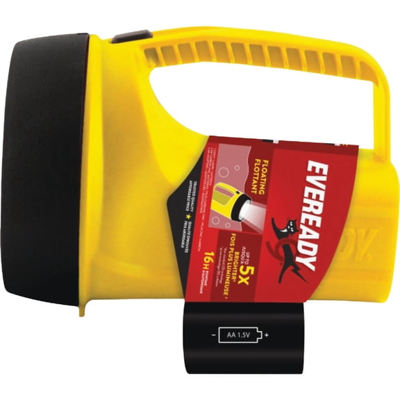 Eveready Readyflex Utility LED Lantern - Plastic, Battery Powered - 1 Pack, Yellow