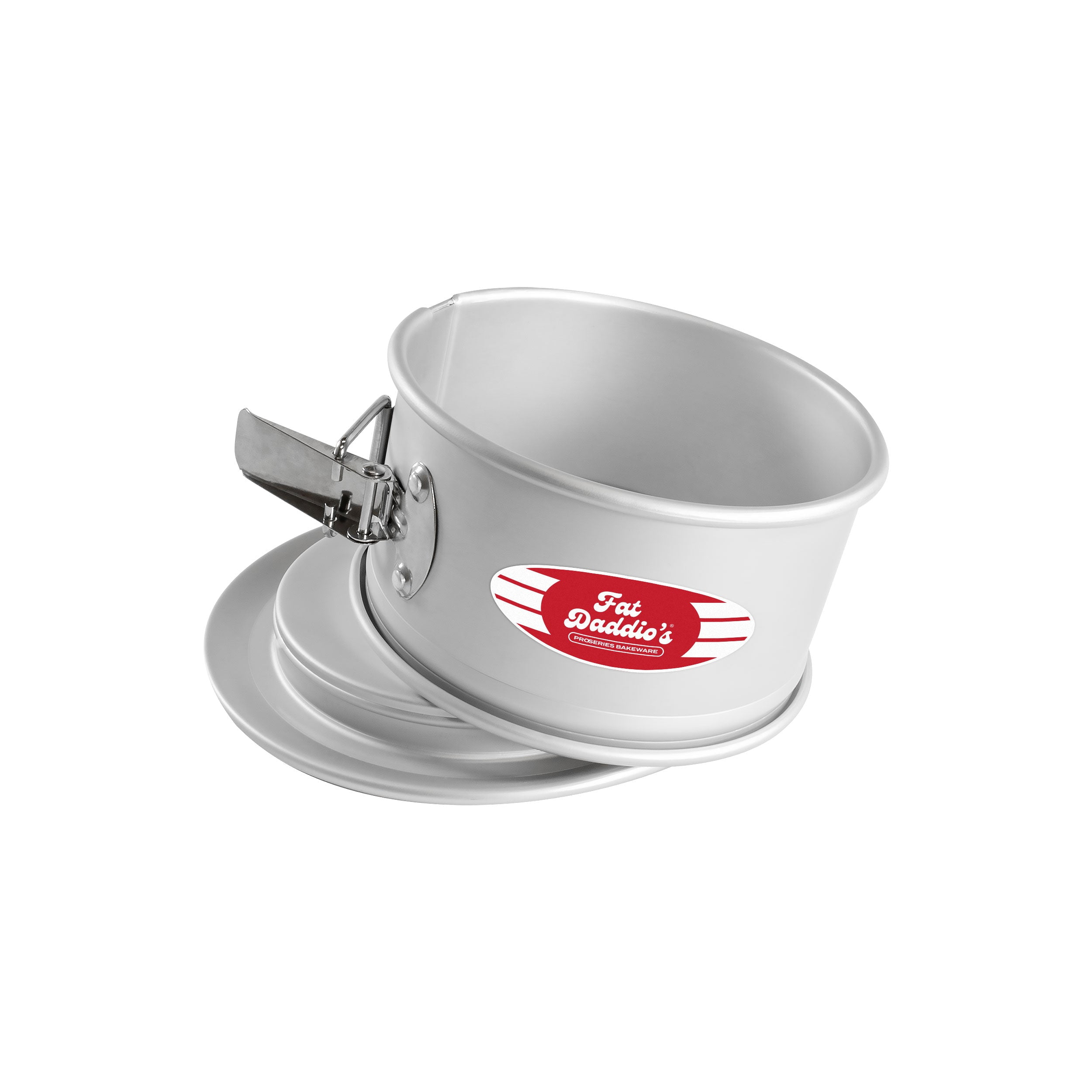 6.5" Silver Anodized Aluminum Non-Stick Springform Pan