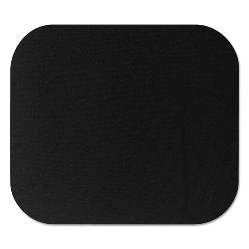 Polyester Mouse Pad, 9 x 8, Black Polyester Mouse Pad, 9 x 8, Black