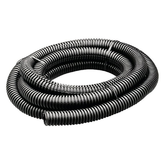 1PACK Gardner Bender 3/8 In. Dia. x 10 Ft. L. Polyethylene Black Split Flex Tubing