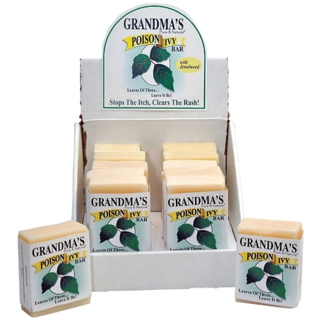 1PACK Grandma's Pure & Natural Poison Ivy Bar, 2 Oz.