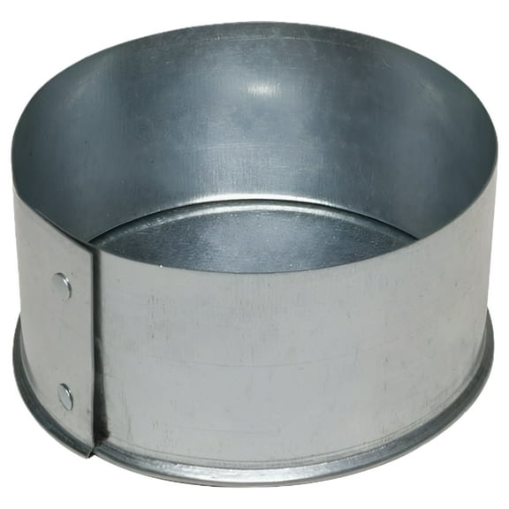 1PACK Greenseam GRECP10GA26 End Cap, 10 in Duct Dia, Galvanized Steel, 26 GA, 10 in W x 2 in H