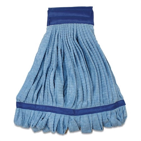 1PACK Impact Microfiber Tube Wet Mops, 15 x 2, Blue, 12/Carton