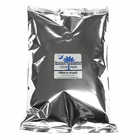 1PACK Iron Brew Coffee,French Roast,Caff,Whole Bean C-1CTFRWB C-1CTFRWB ZO-G6635581