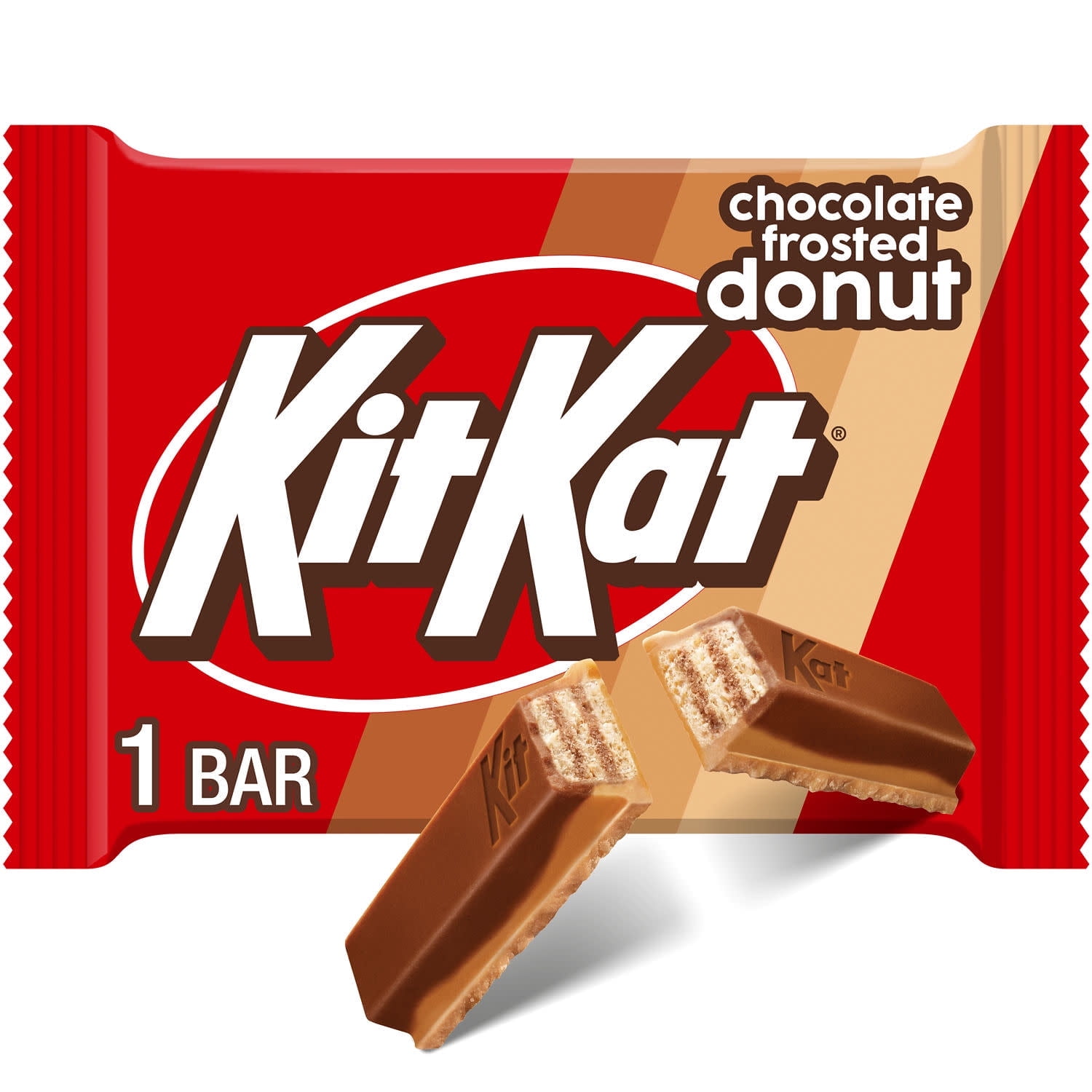 1PACK Kit Kat Chocolate Frosted Donut Flavored Wafer Candy, Bar