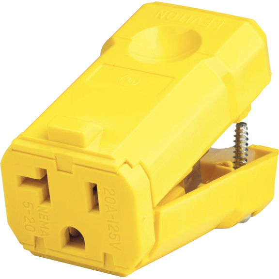 Leviton 125V Cord & Plug UL Listed for US Residential Electrical Code Compliance, Drop-in NEC-Standard Wiring