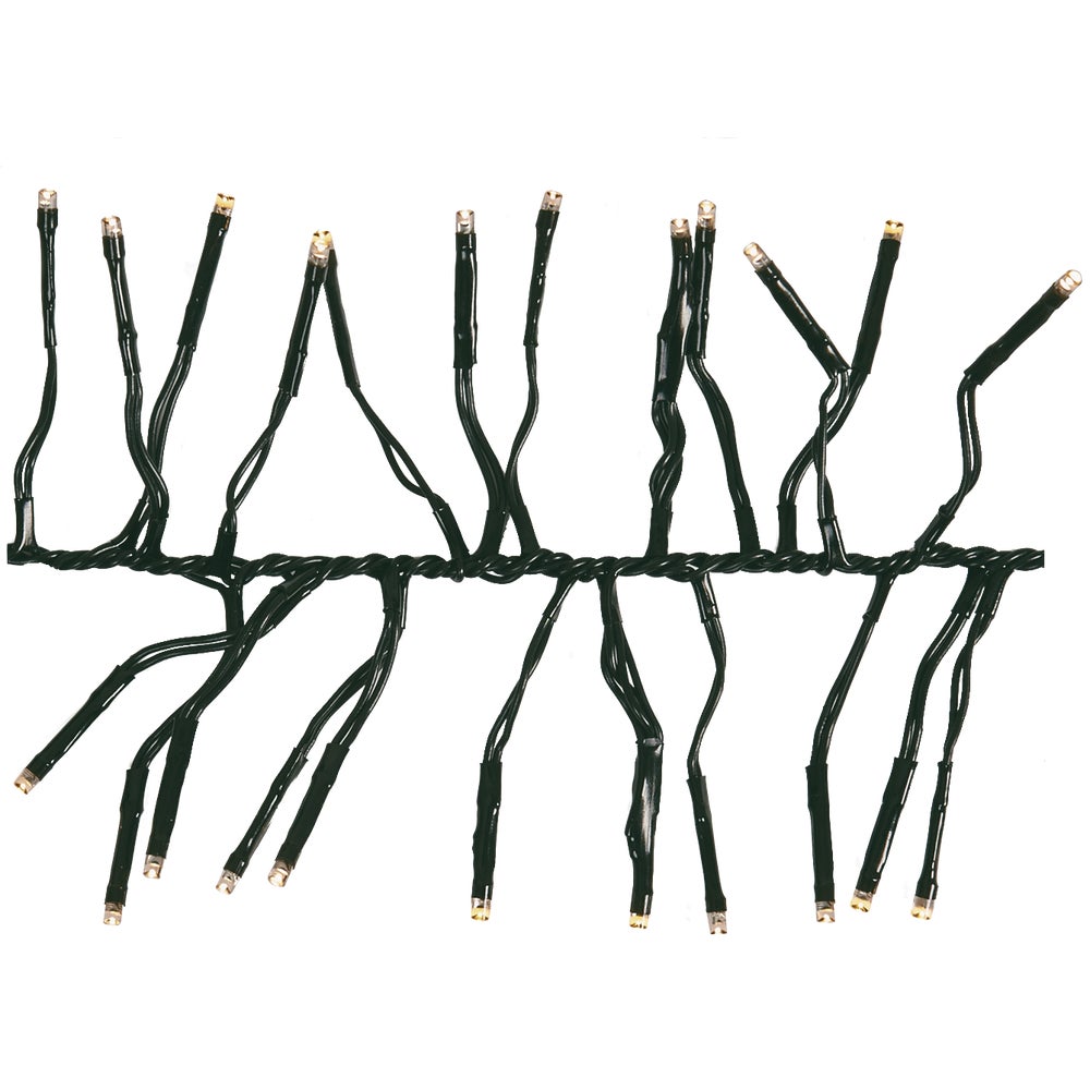 1PACK Lumineo Warm White 768Bulb LED Cluster Light Set with Dark Green