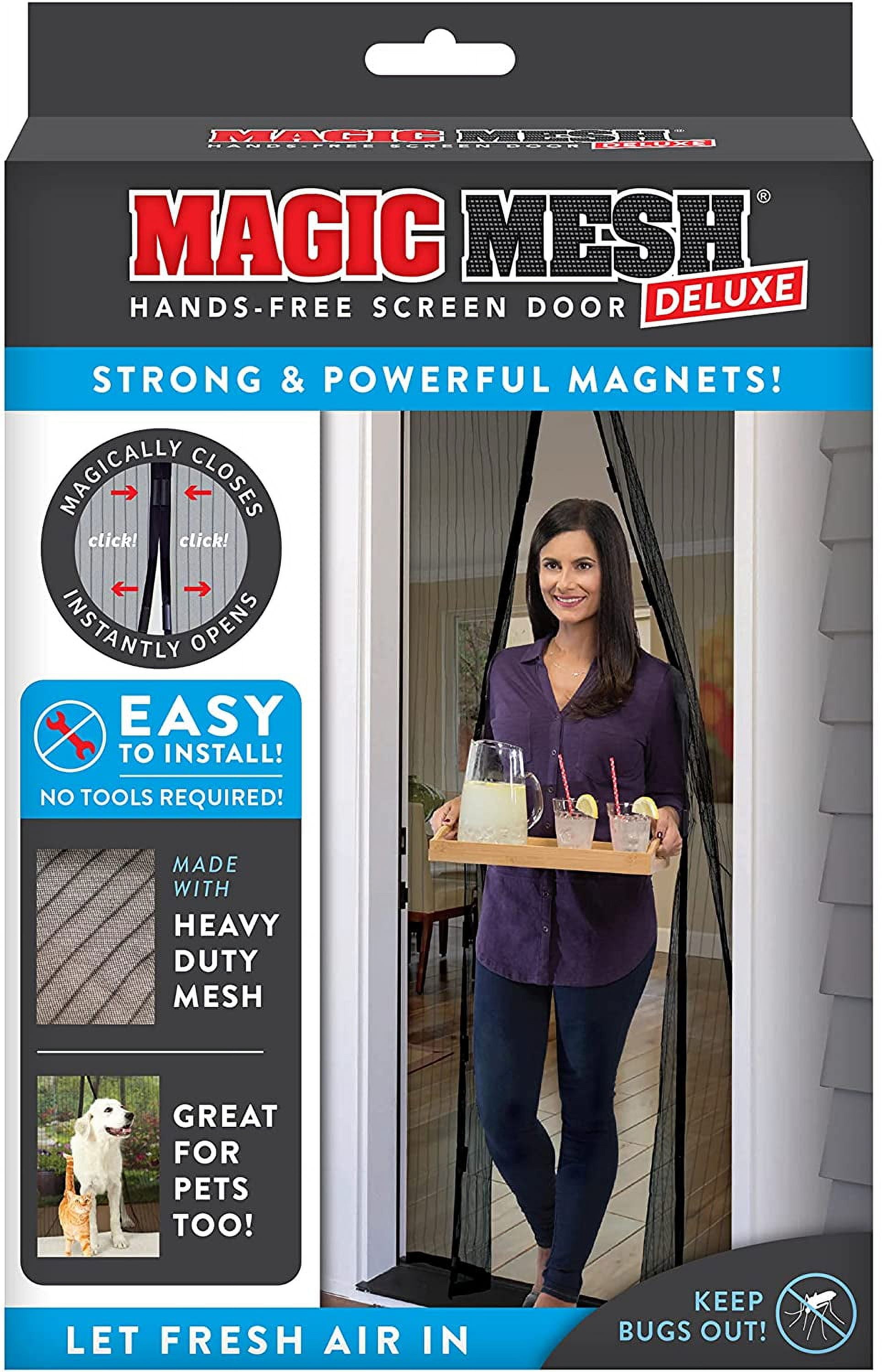 Deluxe Magnetic Mesh Patio Door Screen 75 Deluxe Magnetic Mesh Patio Door Screen 75