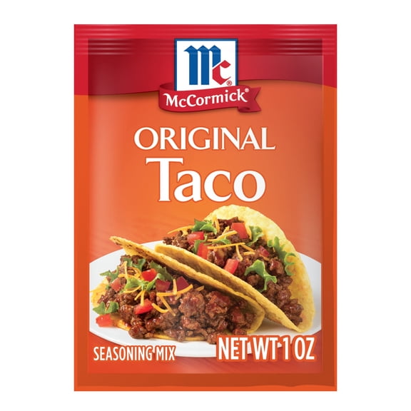 McCormick Original Taco Seasoning  Bold Flavor in Every Bite!