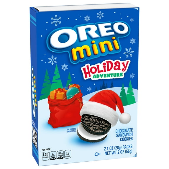 1PACK OREO Holiday Adventure Storybook Stocking Stuffer, OREO Mini Cookies Snack