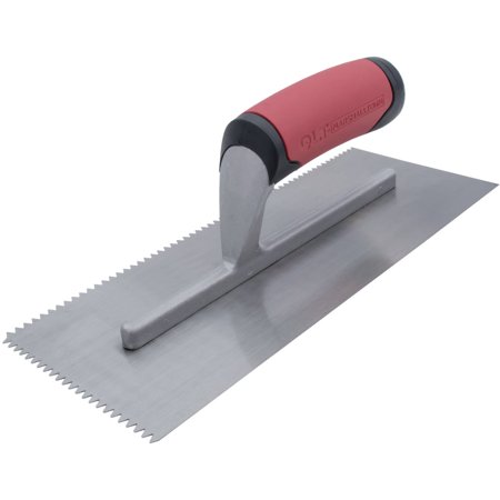 1PACK QLT 3/16 In. V-Notched Trowel w/Soft Grip