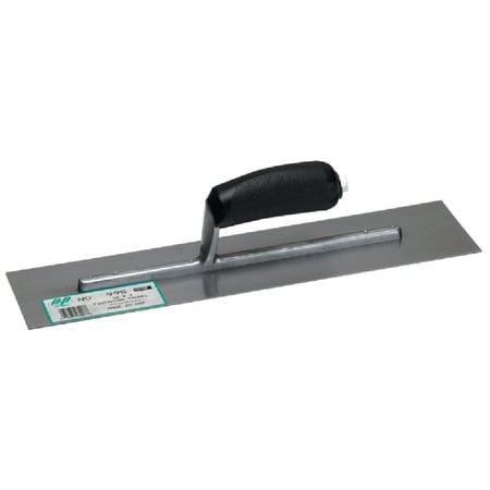 1PACK QLT 4 In. x 16 In. Finishing Trowel with Curved Plastic Handle