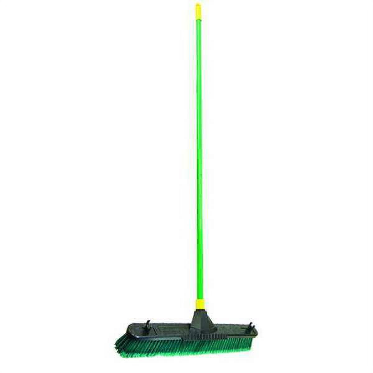 Quickie 24" Green Super Bulldozer Indoor/Outdoor Push Broom - image 1 of 1