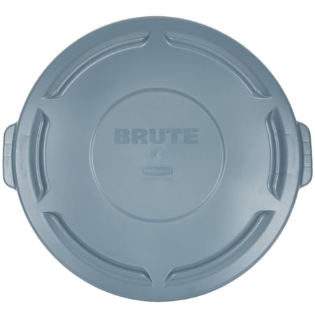 1PACK Rubbermaid FG263100GRAY BRUTE 32 Gallon Gray Round Trash Can Lid
