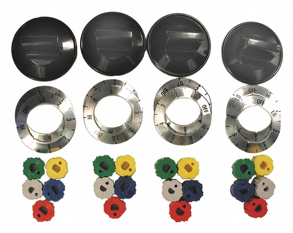 1PACK Sim Supply Electric Range Knob Kit,Range Type,PK4 61207 61207 ZO-G3902925