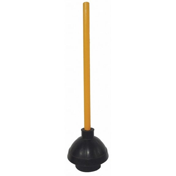 1PACK Sim Supply Forced Cup Plunger,Rubber,Cup Size 6In. 1RLV8 1RLV8 ZO-G3183171