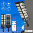 thumbnail image 1 of Solar Outdoor Light Street Light Solar Powered Flood Light Motion Sensor Remote Control Auto On/Off Dusk to Dawn,1PACK 24", 1 of 10