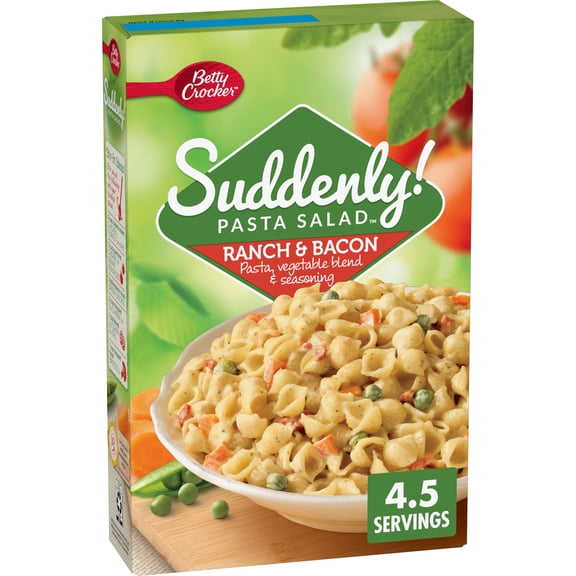 Suddenly 1PACK,Pasta Salad Ranch and Bacon, 7.5oz