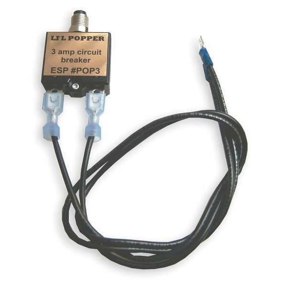 1PACK Supco POP5 5 Amp Circuit Breaker, Push Button