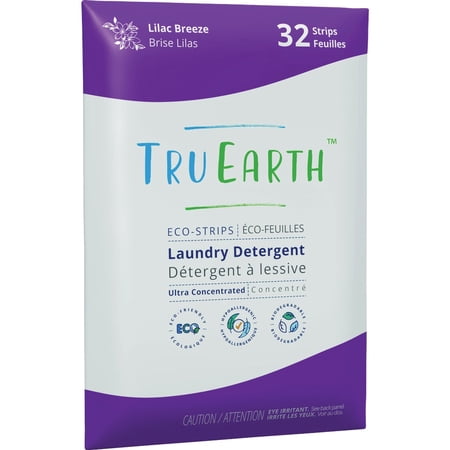 1PACK Tru Earth Eco-Strips Lilac Breeze Laundry Detergent