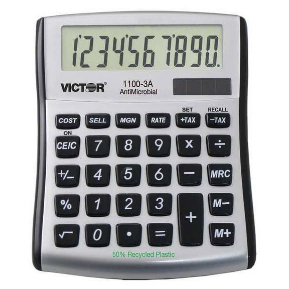 1PACK Victor 1100-3A Portable Calculator, LCD, 10 Digits