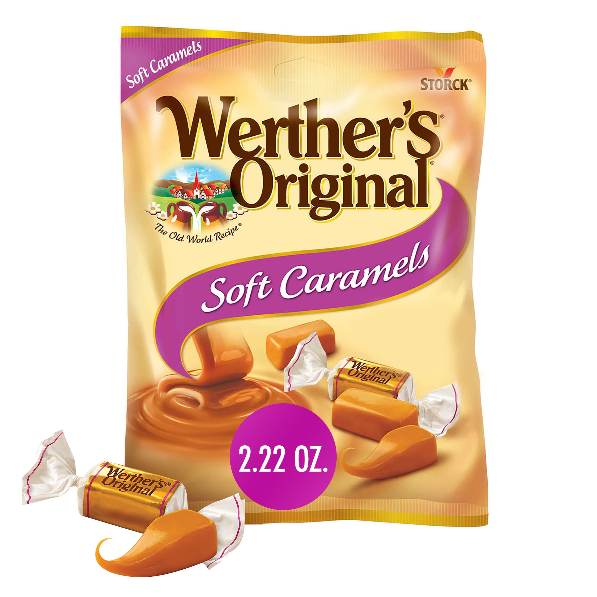 Werther's Original Soft Caramels, 2.22oz - On-the-Go Snack