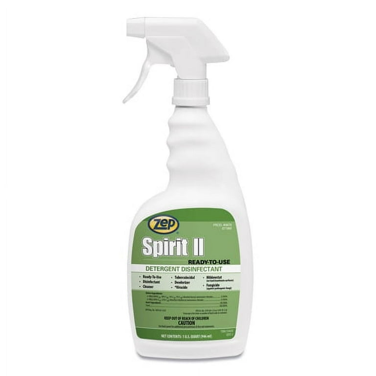 Spirit II Ready-to-Use Disinfectant, Citrus Scent, 32 oz Spray Bottle, 12/Carton Spirit II Ready-to-Use Disinfectant, Citrus Scent, 32 oz Spray Bottle, 12/Carton