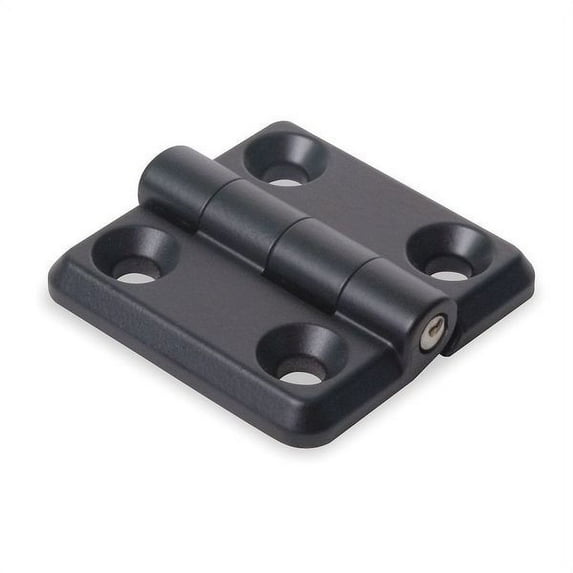 2 in W x 2 in H Black Powder Coat Door and Butt Hinge(1XLY3)