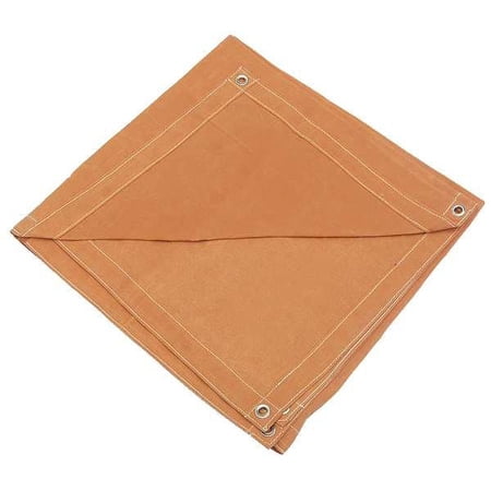1PACK ZoroSelect 5WTP5 Tarp, 10 x 20 ft, 20 Mil, Cotton Canvas, Standard Duty, Tan