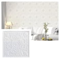 thumbnail image 1 of 1PC 1/10pc 3D Tile Brick Wall Sticker Self-adhesive Foam Panel Stickers Living Room Bedroom Ceiling Wall Stickers Home Decoration Smile Home, 1 of 7