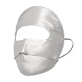 thumbnail image 1 of 1PC 100% Mulberry Silk Full Face UV Protection Mask - White Adjustable Sun Shield for Summer, 1 of 5