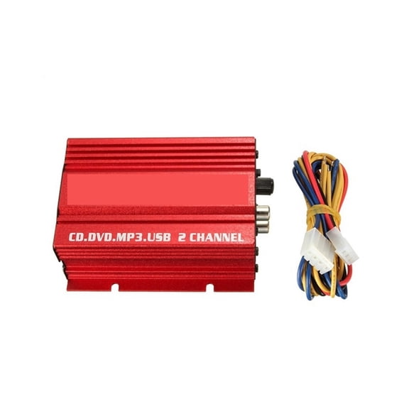 1PC 12V Mini Amplifier for Car, Motorcycle & Home Use Amplifier Vehicle & Home ,Bass & Treble Control