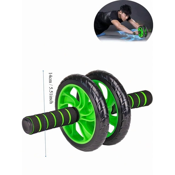 1PC 14 Inch Anti Slip Abdominal Muscle Roller For Abs Exercise Equipment For Core Exercise Equipment For Men And Women's Home Exercise Equipment, Gym, Sport, Gym, Home Exercise, Abdominal Wheel