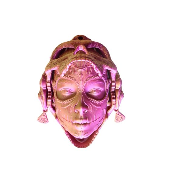 1PC 15CM 3D printed creative prank model figurine of a skull mechanical mask